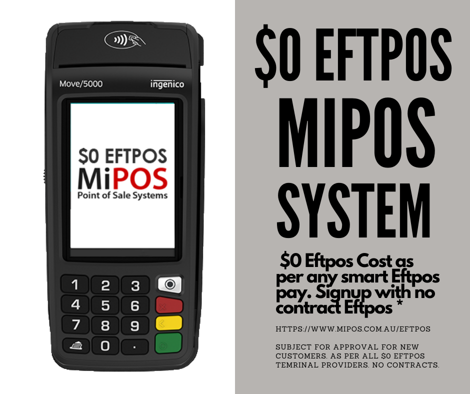 Zero Cost Eftpos from MiPOS Systems